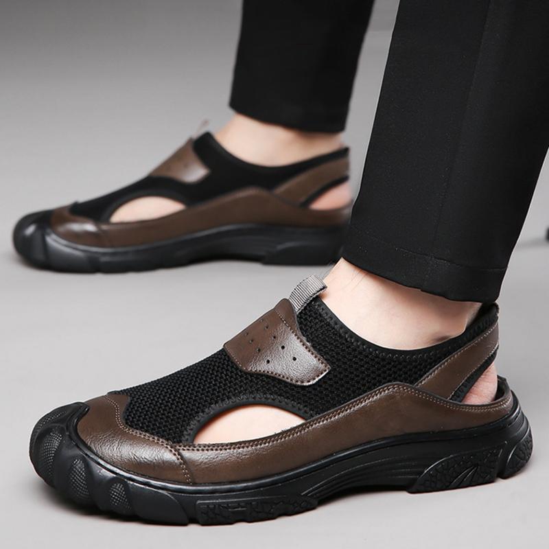 High Quality Summer New Sandals Men Outdoor Toe Wrap Sandals Casual Shoes Comfortable Fashion Beach Shoes Sports Hiking Sandals