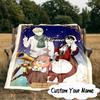 Custom Name Spy Fan Family Adventure Blanket  Ideal Bedding Blanket Perfect for Travel, Camping, Living Rooms, Offices, Sofas, Fan Christmas Gift