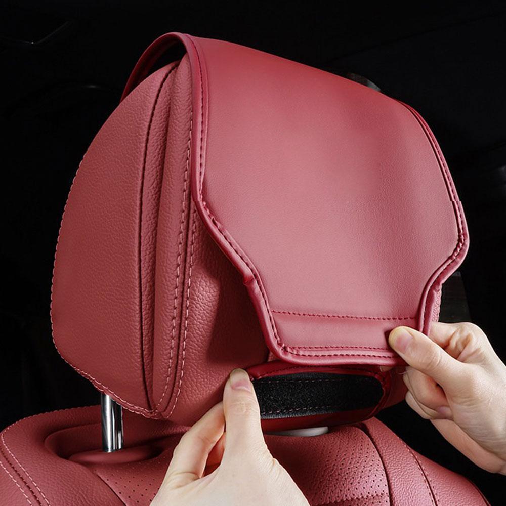 Car Key Rings Headrest Cushion Neck Pillow protective case Keychain For Mercedes Benz A C E S G R Class A45 GLC CLE CLA GLB GLS