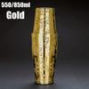650ml/800ml Boston Cocktail Shaker With Etched Pattern Bar Cocktail Shaker Tin Set Bar Tool
