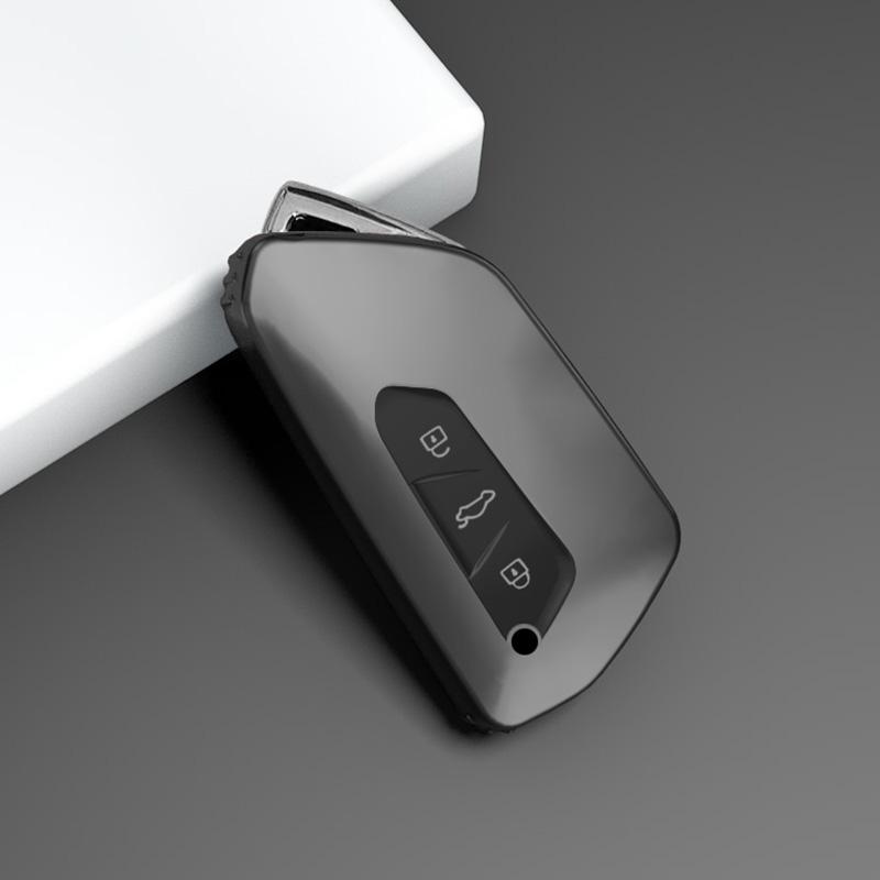 

Soft TPU Key Case For VW Golf 8 ID4 Cupra Formentor Tarraco Mk7 Gti Mk8 Skoda Octavia 4 Seat Leon Mk4 Cover Keychain Accessories