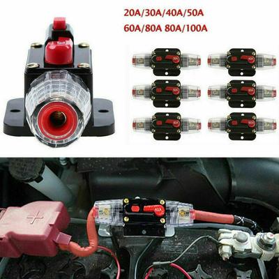 Jistič 20-150AMP pro solární energii, držák pojistek 12V-24V DC, reset