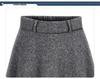 Plus Size A-Line Woolen Skirt - Autumn/Winter, Hip-Wrapped, All-Match, 200 Lbs, 60cm Length