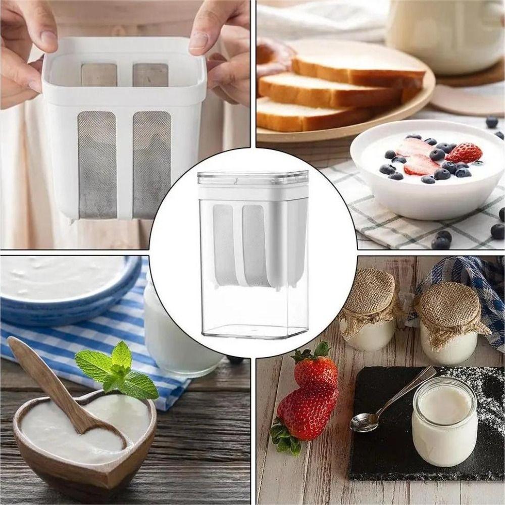 1100ML Greek Yogurt Strainer Fine Mesh Whey Separation Tools Food Strainer Yogurt Filter  Filtering