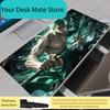 Leather Mouse Pad Notebook One Piece Zoro Large Keyboard Mat Non Slip Leather Computer Carpet Desk Mat PC Gamer Mouse Pad
