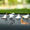 Dekorace na palubní desku auta Kočka Mini figurky spící koťátka na čelní sklo a konzoli Roztomilé PVC ozdoby Bezpečný rozkošný doplněk do interiéru auta