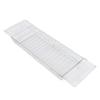 Bathtub Tray Multifunctional Drain Bath Shelf PET Retractable Bathtub Storage Rack for Bathroom