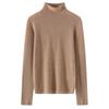 2026 Spring/Summer Korean Style Slim Fit 100% Wool High Neck Solid Knit Sweater