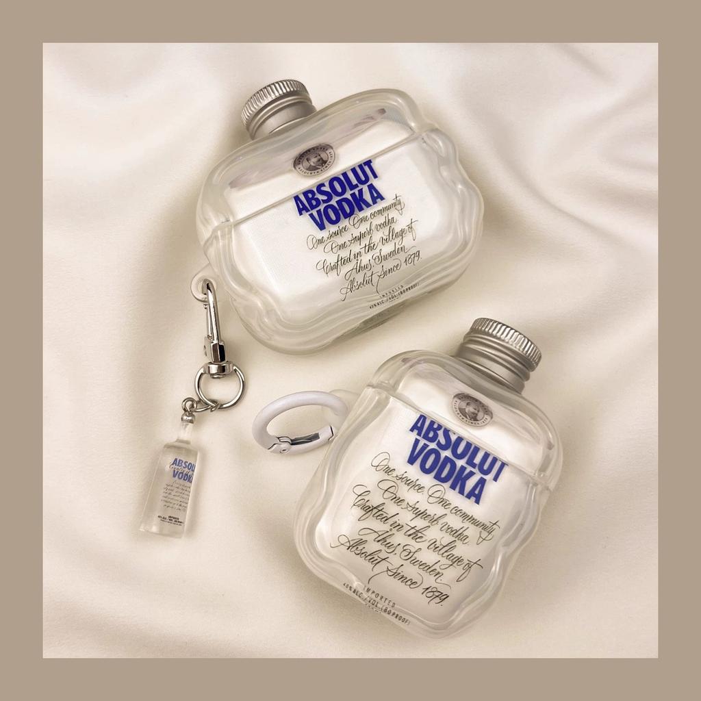 Ins Creative Three-dimensional Bottle Cap Vodka AirPods 1 Protective Case Airpod1 for Apple Pro Earphone Case