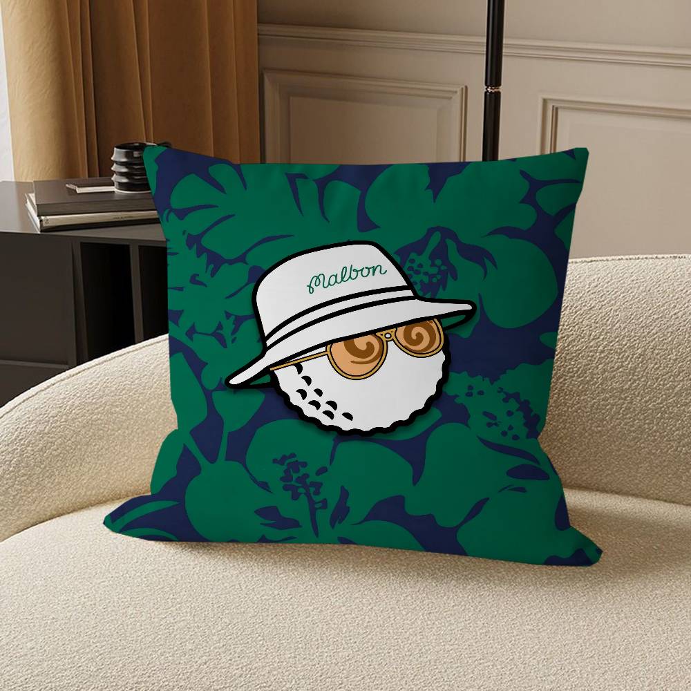 Logo M-Malbon Personalized Pillow Dust Cover Bedroom Kids Party Decoration Pillowcase Birthday Children Gift