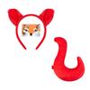 Child Animal Role Play Costume Animal Ear Headband Tail Skirt Halloween Animal Outfit Accessory for Kid Boy Girl Cosplay
