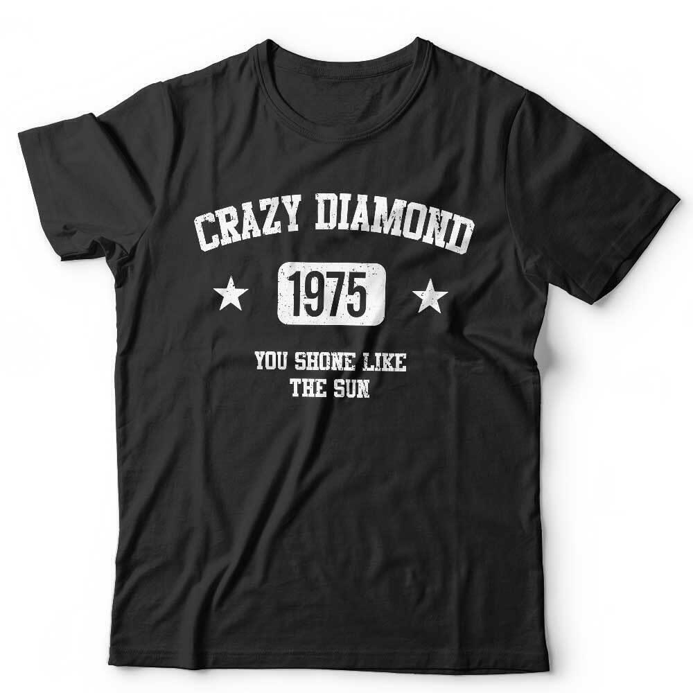 Crazy Diamond Tshirt Unisex David Gilmour Music Lyrics Parody