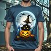 Halloween Pumpkin Graphic T Shirts Horror Ghost T Shirt For Men Clothes Casua
