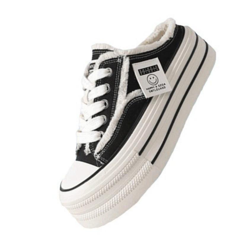 Baotou Slippers Women's Summer Wear 2025 New Canvas Shoes Two Wear Versatile Two-in-one Half Drag Platform Beggar Shoes