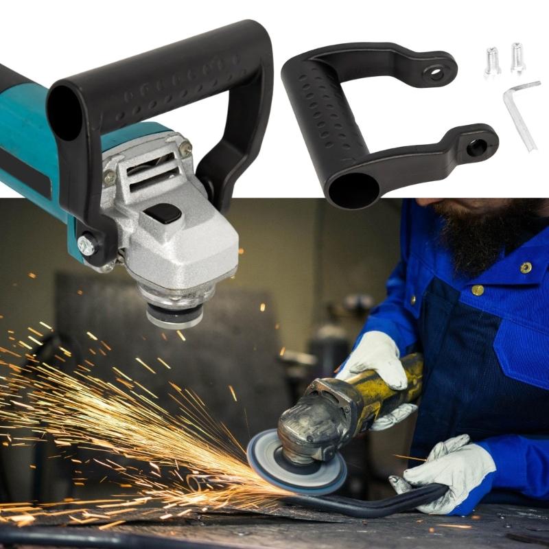 Vibrationsdämpfender Griff für Winkelschleifer Minmiert Schütteln Rutschfester Griff Universell für Werkzeug Typ 100 Schnelle Montage