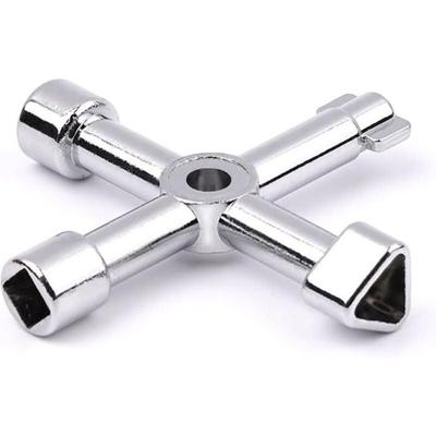 DRE- 4 Ways Key Utility Multifunction Four-Way Multifunction Cross Triangle Key Cle Arm