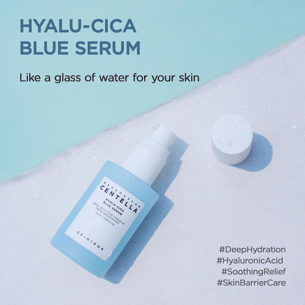 SKIN1004 Hyalu-Cica Blue Serum 50ml / Hyalu-Cica Blue Serum 50ml / Moisturizing and Soothing Serum