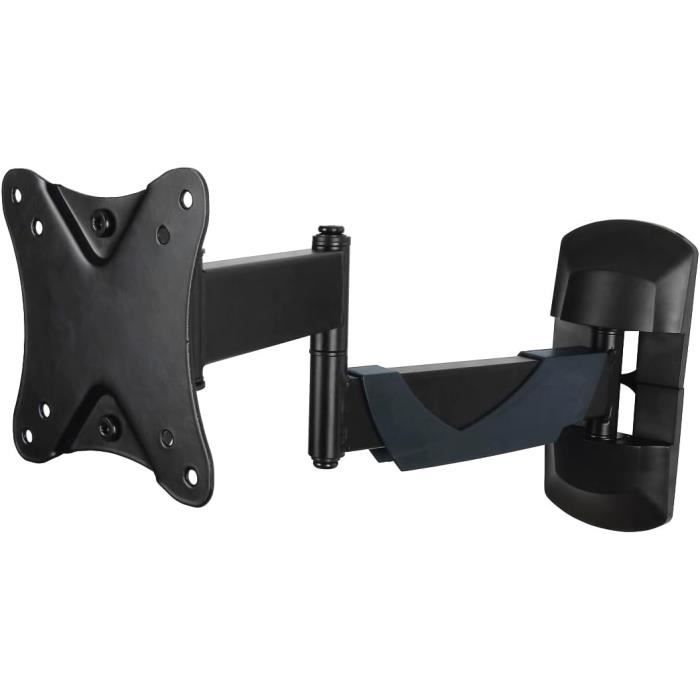 Support Mural TV - Hama - Inclinable Pivotant - Pour écrans 10" à 26" - Charge max. 30 kg - Métal