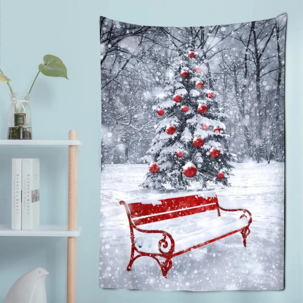 Christmas Tree Tapestry Bedroom Living Room Home Wall Decoration