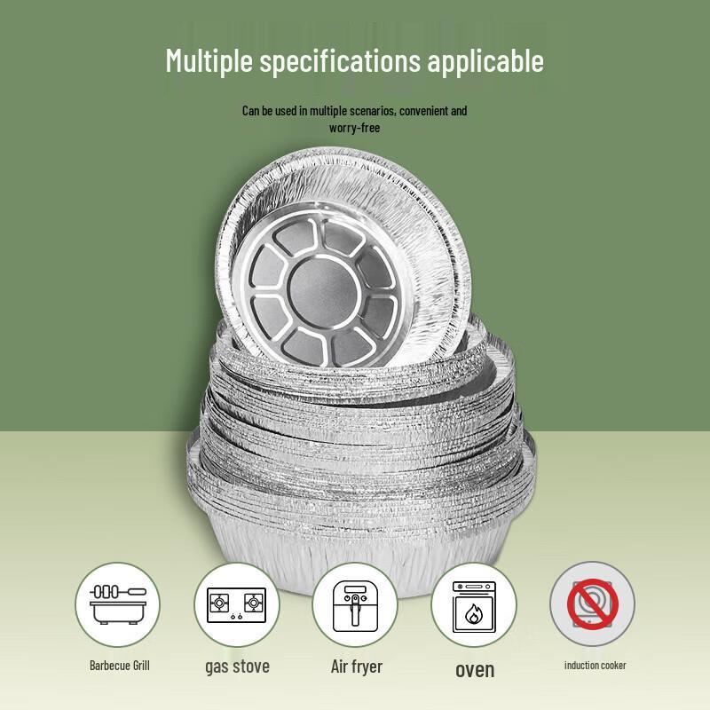 Disposable Aluminum Foil Bowls for Air Fryer and BBQ