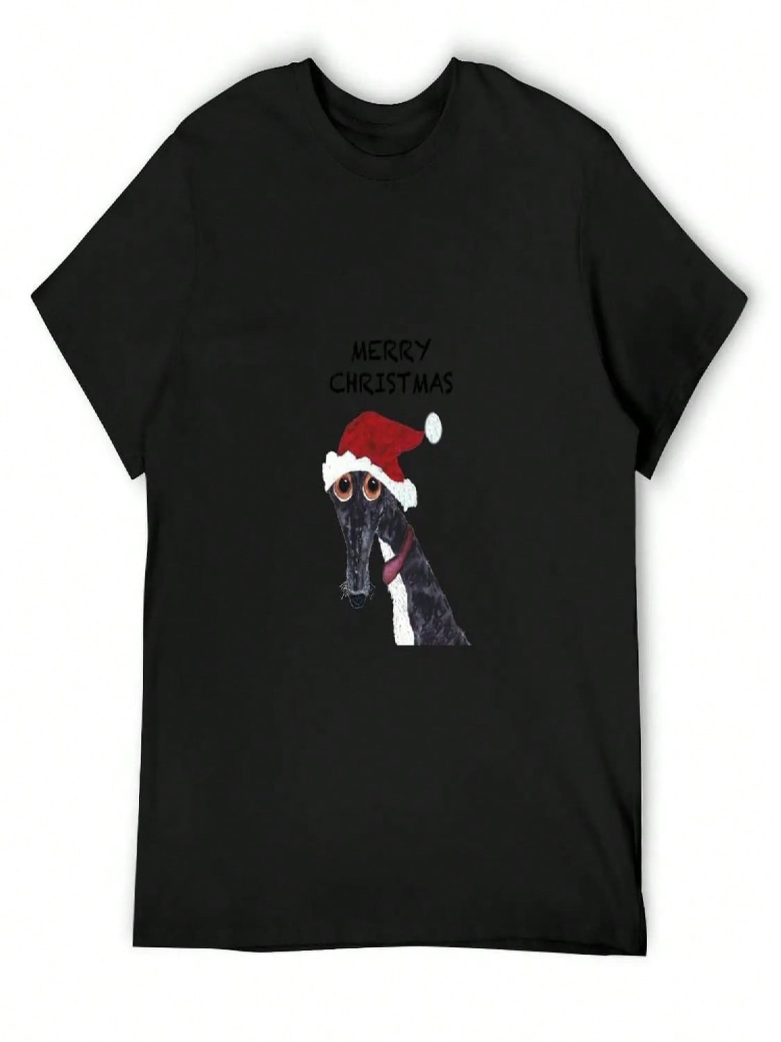 MERRY CHRISTMAS GREYHOUND T-Shirt Basketball Graphic Tees New Edition Vintage Shirts unisex S разноцветный