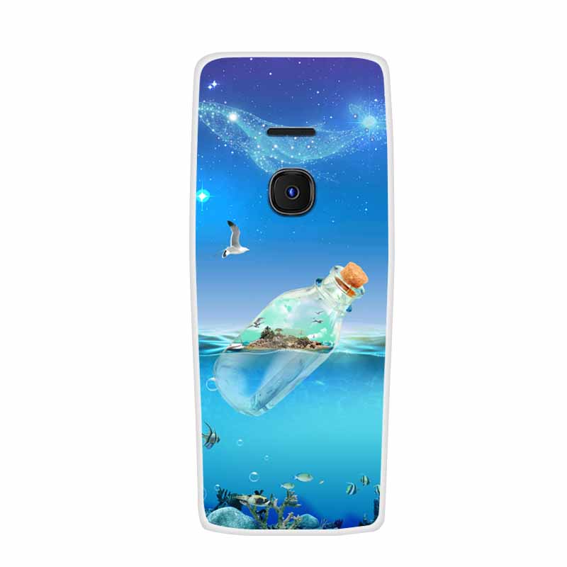 

For Nokia 8210 4G Case Clear Painted Silicone Phone Cases for Nokia 8210 Cover Protective Coque for Nokia8210 Capas Bumper Coque Nokia 8210 4G