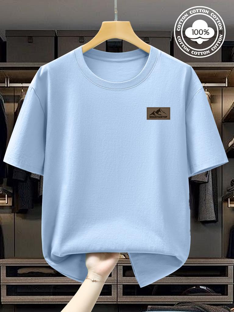 Simple Creative Fashion Print 100 Cotton Trendy Men Women Tshirt Summer Autumn Daily Outdoor Sports Casual Loose Short Sleeve