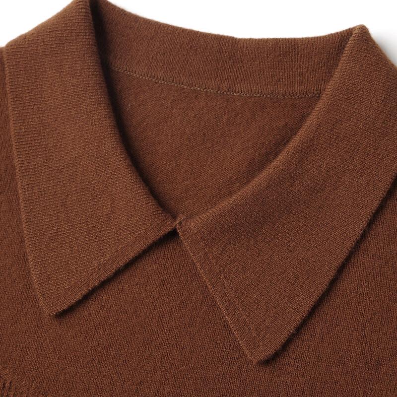 Srcr Women's Thick 100% Wool Peter Pan Collar Sweater
