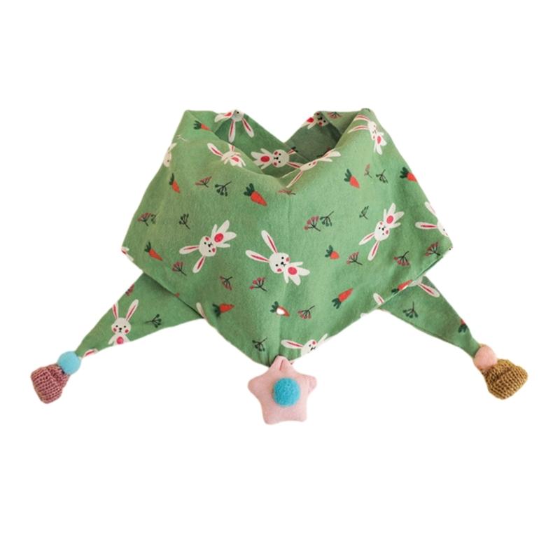 Cute Children Scarf Versatile & Warm Shawl Cotton Baby Neck Towel Multi Functional Scarf Lightweight for Boys & Girls