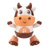 1/2Pcs Kids Electric Cow Toy with LED Light Music Singing Dancing Cartoon Dairy Cattle Toy Toddlers Interactive