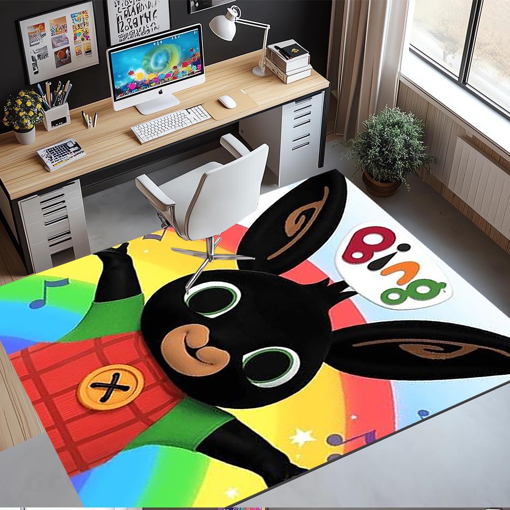 Bing Printed Carpet,Rug,for Office Chair Living Room Bedroom Kitchen Room Decor Gifts.