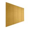 12Pcs Cork Bulletin Boards 30x30cm Adhesive Backing Message Board Wall Mount Photo Display Note Organizer for Home Office Classroom,