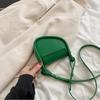 Female Woman Casual Shoulder Bag PU Leather for Shopping Dating, Commuting Green