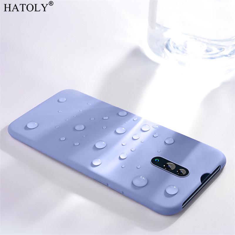 For OPPO Reno Case Reno2 Z 2Z 3 Pro Back Cover Luxury Liquid Silicone TPU Solid Color Protective Phone Bumper Case For OPPO Reno