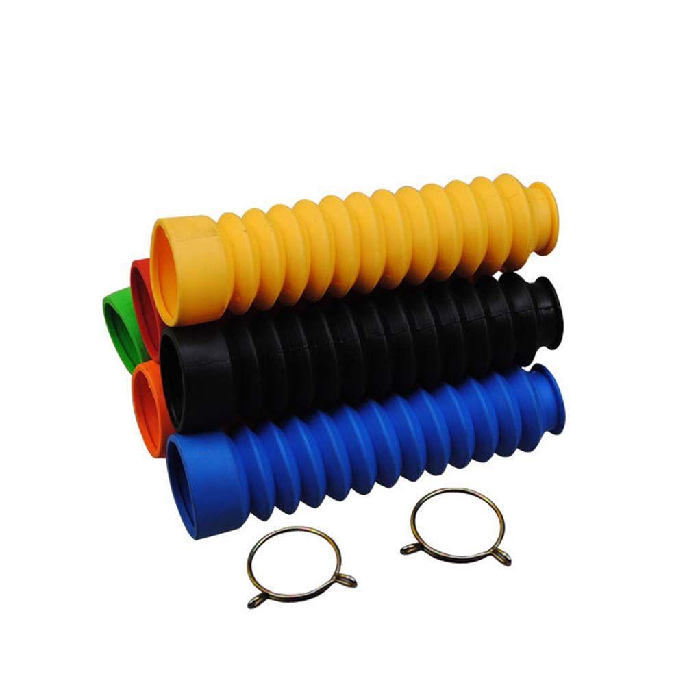 Rubber Motorcycle Front Fork Cover Shock Damping Dust Cover Front Fork Boot Cover Shock Dust Guard