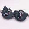 Honeycomb Motorcycle Key Cover for BMW G310R G310GS F750GS F850GS R1200GS R1200RT Honeycomb Texture Racing Stripe Motorbike Key Sleeve Accessory