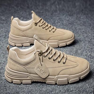Sapatos de ferramentas Sapatos masculinos de primavera Sapatos masculinos antiderrapantes Sapatos de trabalho resistentes ao desgaste Tênis casuais masculinos para canteiro de obras Sapatos esportivos