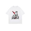 Black Oversized T-Shirt With Pencil And Math Equation Mom Print For Mother's Day Gift
