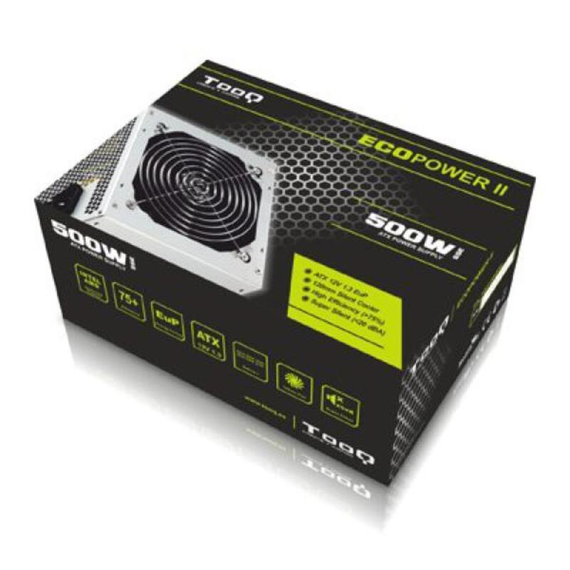 

Блок питания TooQ TQEP-500SSE ATX 500 Вт, серебристый