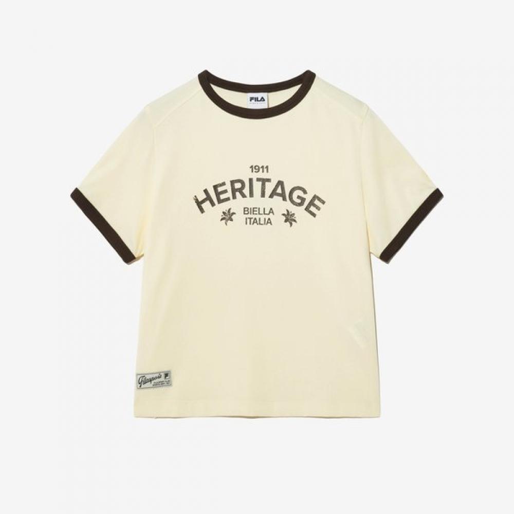 

Fila Heritage Graphic Ringer Tee YEW/W80