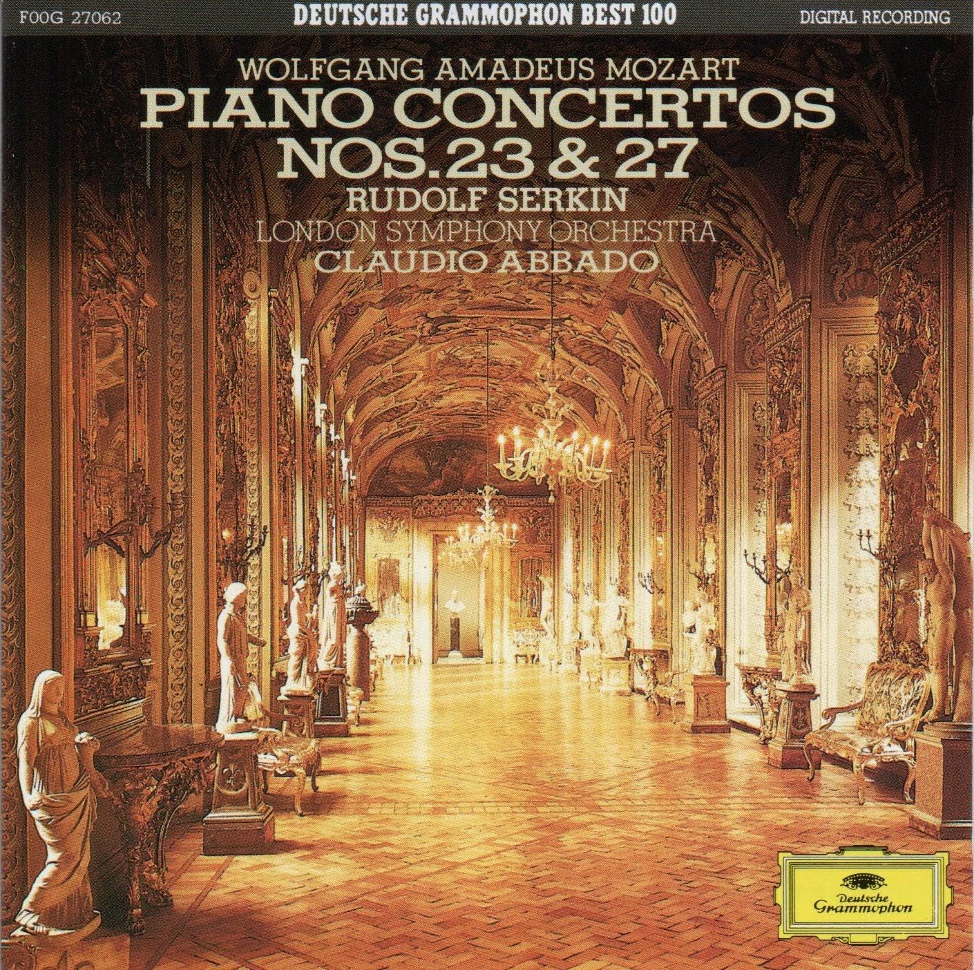 

CD MOZART - Piano Concerto No.23 & 27: Serkin, F00G27062 Japan ObiClassical Used