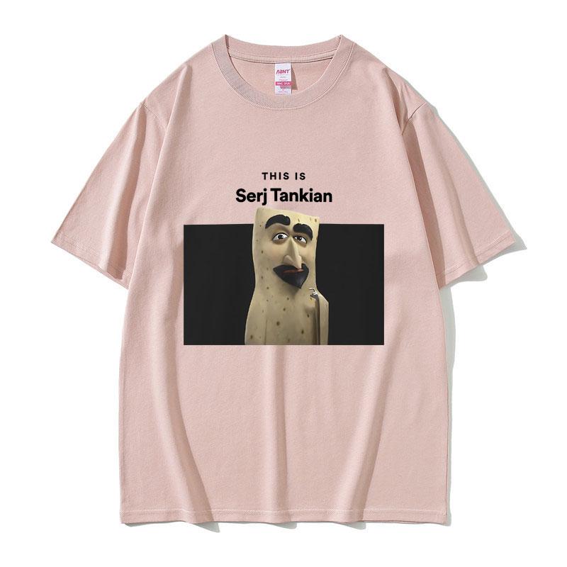 Dieses Ist Serj Tankian Lustiges Meme T-Shirt System of A Down T-Shirts Unisex Damen 90er Vintage Rockband Alternative Metal Musik T-Shirts