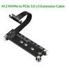 1 szt. Karta riser M.2 NVMe na PCIe X1/X4/X8/X16 z kątem prostym, przedłużacz PCI Express do komputera stacjonarnego