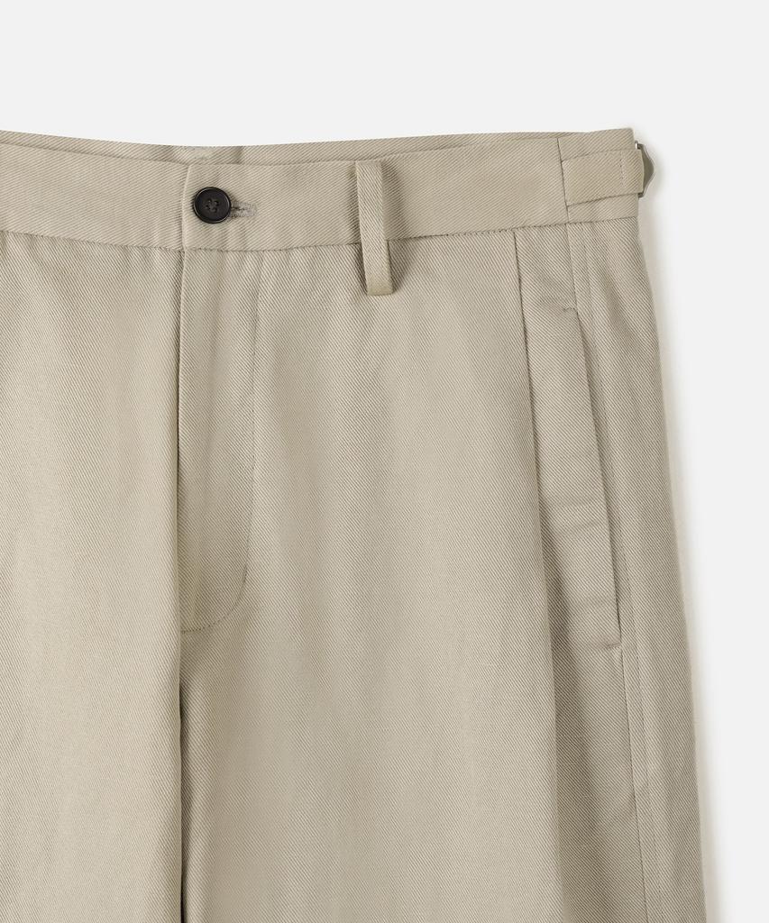 247Silijeu Cotton Blended Chino Pants Beige