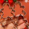 Gingerbread Man Cookie Cutters 9 Cavity Stainless Steel Baking Mold for Biscuits And Fondant Easy to Clean Baking Tool for Home Baking And Festive
