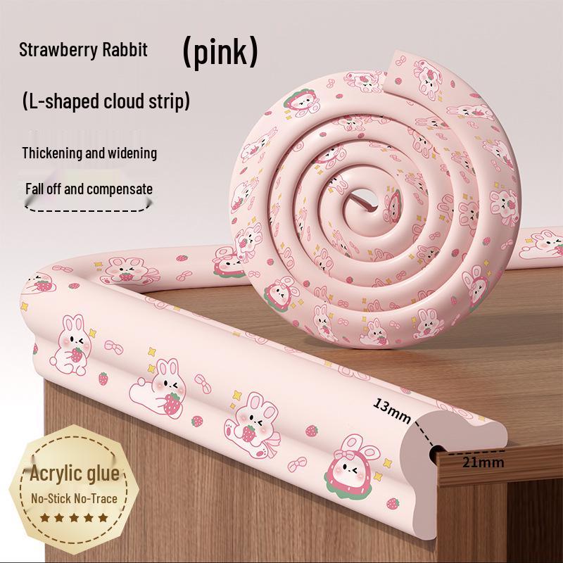Non-adhesive Thickened Anti-collision Strip for Infants and Kindergarten Furniture Corners