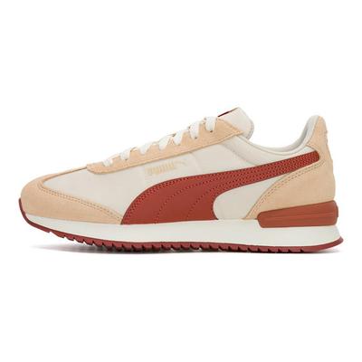 R78 Nylon Retro Mode Vielseitig Langlebig Atmungsaktiv Low-Top Lifestyle Freizeitschuhe Unisex Sneaker Beige Braun 399250-06
