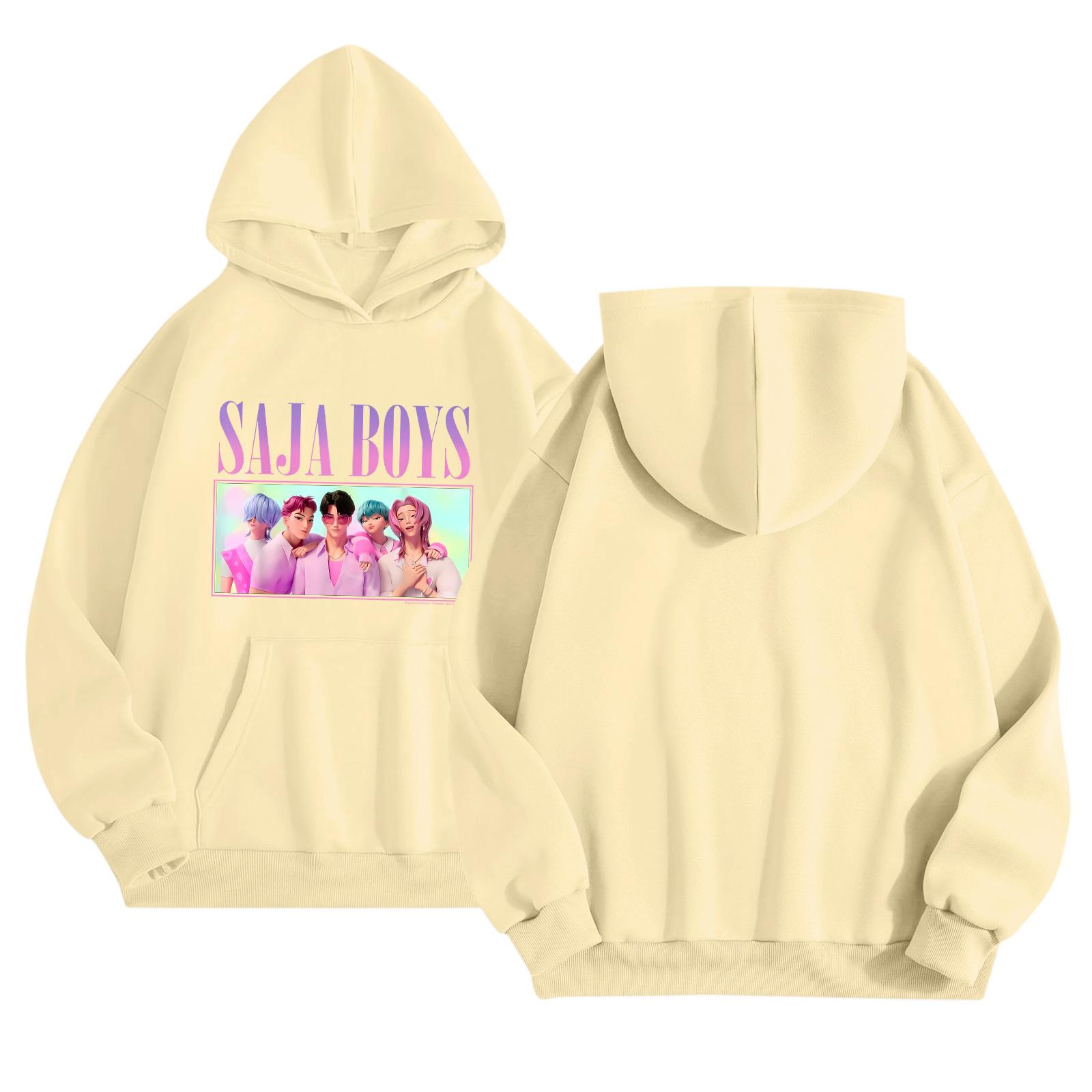 

Children s Long-sleeved Loose Pullover Fashionable Hooded Sweatshirt 110 бежевый