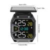 Motorcycle Wireless Tire Pressure Sensor Tire Pressure Monitoring System TPMS Moto Solar Charge Tyre Temperature Alarm Sensor