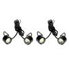 Insiptions 4pcs White LED Bi-headlight Spotlight Driving Day Running Light Lamp